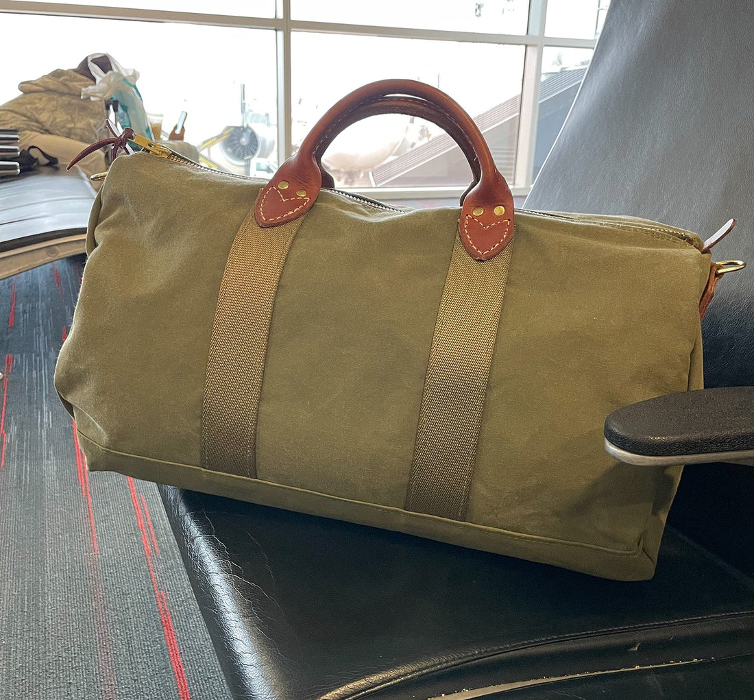 Weekend Packing Essentials with Waxed Canvas Duffle Bags